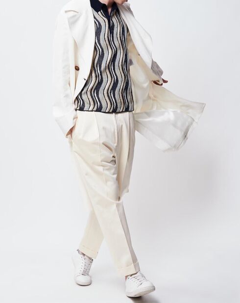 Trench en Lin & Soie James ecru