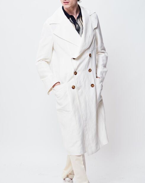 Trench en Lin & Soie James ecru