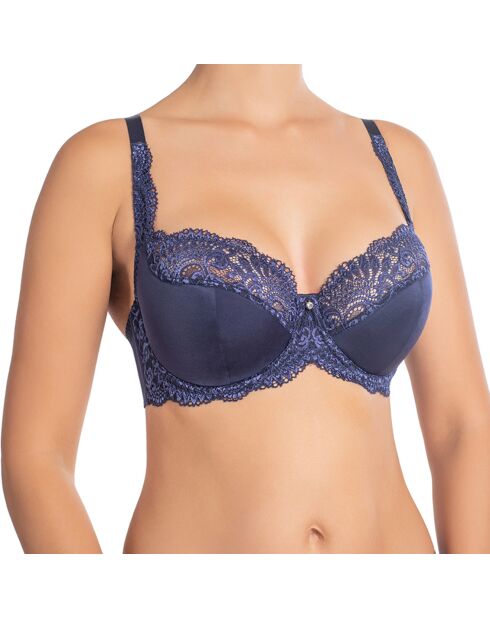 Soutien-gorge semi-soft Viktoria bleu marine