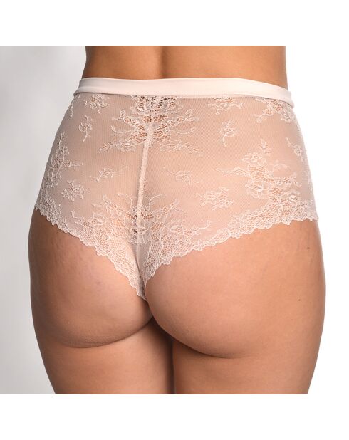 Tanga taille haute Valens beige