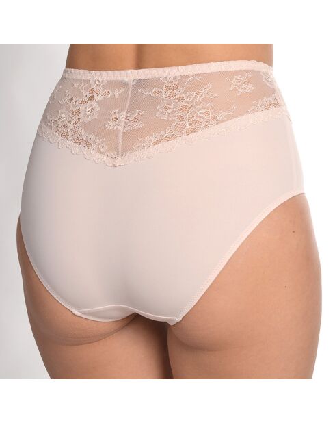 Mutandine a vita alta beige Valens