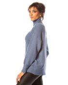Pull Emmy en Maille mélangée bleu