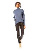 Pull Emmy en Maille mélangée bleu