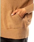 Pull Emmy en Maille mélangée camel