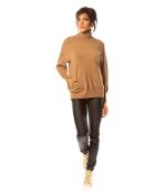 Pull Emmy en Maille mélangée camel