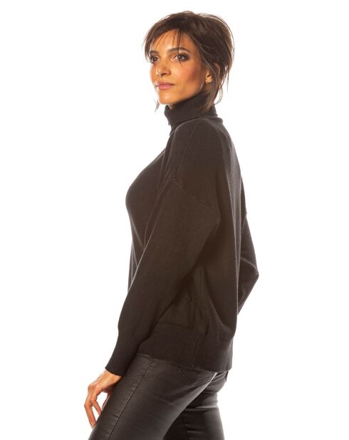 Pull Emmy en Maille mélangée noir