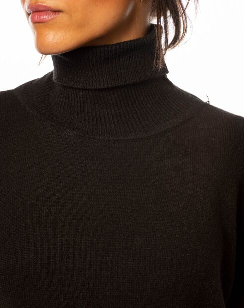 Pull Emmy en Maille mélangée noir