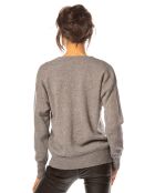 Gilet Kimi en Maille mélangée gris