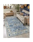 Tapis Radom 08 bleu - 200x290 cm