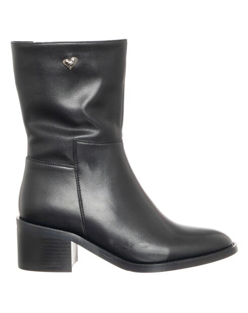 Bottines Anabelle noires - Talon 6 cm