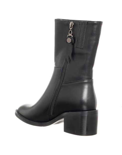 Bottines Anabelle noires - Talon 6 cm