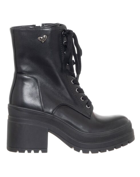 Bottines Gabriella Paige noires - Talon 9 cm