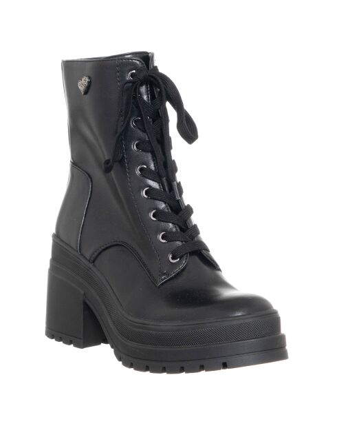 Bottines Gabriella Paige noires - Talon 9 cm