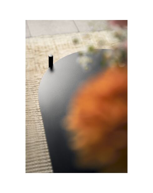 Schwarzer Couchtisch Toglan - 115x50x30 cm