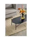 Schwarzer Couchtisch Toglan - 115x50x30 cm