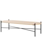 Table basse Toglan beige/noir - 115x50x30 cm