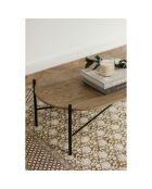 Table basse Toglan beige/noir - 115x50x30 cm