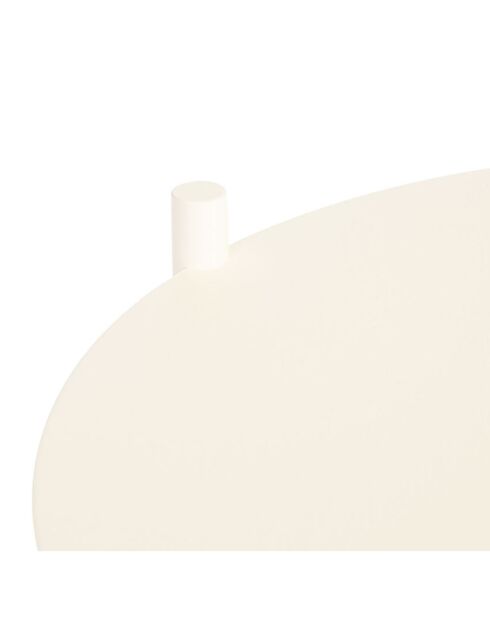Mesa auxiliar L'Ande beige - D.40x55 cm
