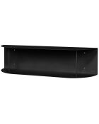 Mensola lunga nera Lina - 80x20x20 cm