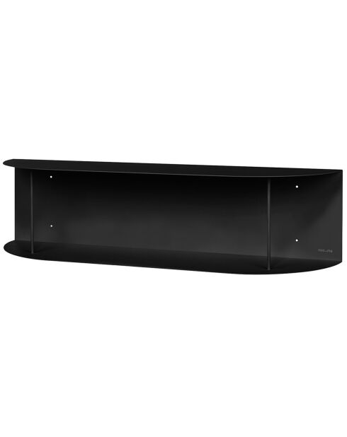 Etagère longue Lina noire - 80x20x20 cm