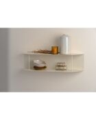 Mensola lunga beige Lina - 80x20x20 cm