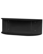 Etagère courte Lina noire - 60x20x20 cm