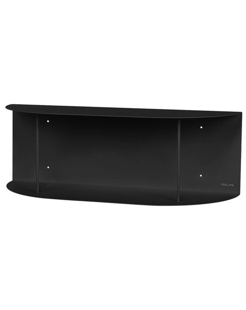 Etagère courte Lina noire - 60x20x20 cm
