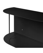 Etagère courte Lina noire - 60x20x20 cm