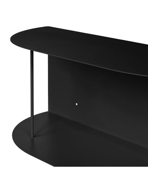 Etagère courte Lina noire - 60x20x20 cm