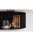 Etagère courte Lina noire - 60x20x20 cm