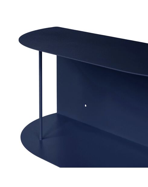 Lina blaues kurzes Regal - 60x20x20 cm