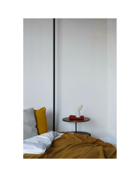 Tu nachtkastje beige/zwart - D.40x50 cm