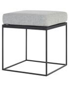Puf Feo gris - 40x40x32 cm