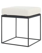 Pouf Feo beige - 40x40x32 cm