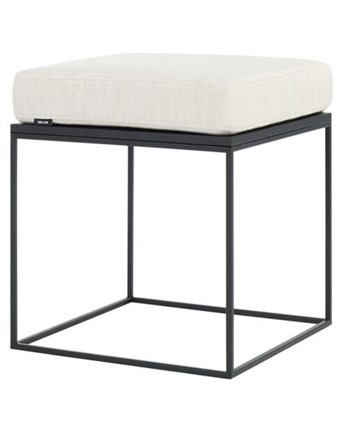 Pouf Feo beige - 40x40x32 cm