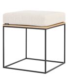 Puf Feo beige - 40x40x32 cm