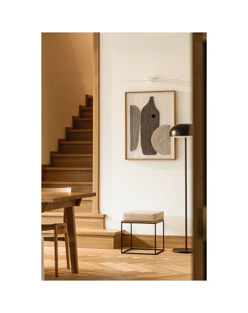 Puf Feo beige - 40x40x32 cm