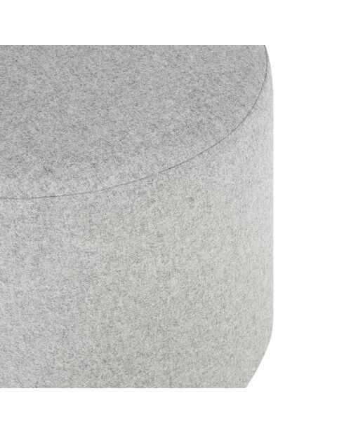 Puf Folk grande gris - D.40x40 cm