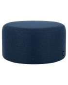 Pouf Folk piccolo blu - D.50x25 cm