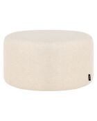 Puf Folk pequeño beige - D.50x25 cm
