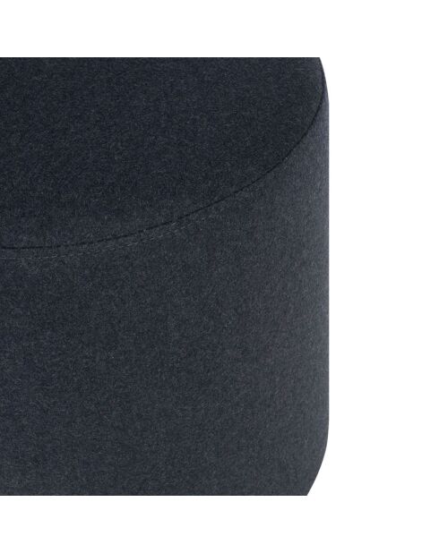 Pouf grande Black Folk - D.70x25 cm