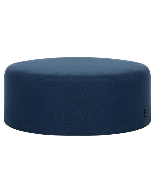 Pouf grande blu folk - D.70x25 cm