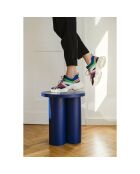 Tabouret Oly violet - D.38x42 cm