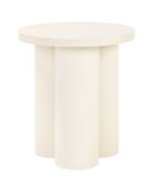 Tabouret Oly beige - D.38x42 cm