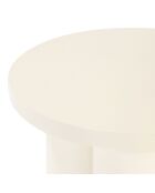 Tabouret Oly beige - D.38x42 cm