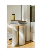 Tabouret Oly beige - D.38x42 cm