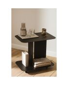 Ho schwarzer mobiler Rollwagen - 60x40x54 cm