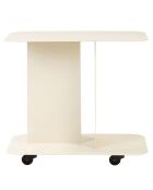Ho beigefarbener Rollwagen - 60x40x54 cm
