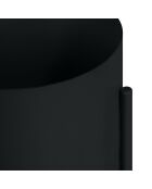 Vaso da fiori Maki grande nero - 30x20x46 cm