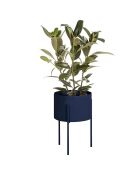 Vaso da fiori Maki grande blu - 30x20x46 cm